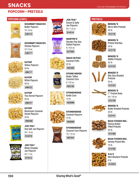 Dutch Valley Foods 2026 Product Catalog - Page 188-189